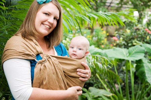 Comfy Joey Goa Ginger-Chai Linen Ring Sling