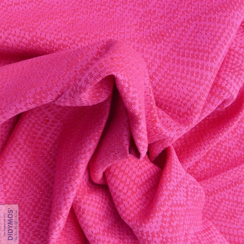 DIDYMOS Grande Pink Hemp Blend Woven Wrap